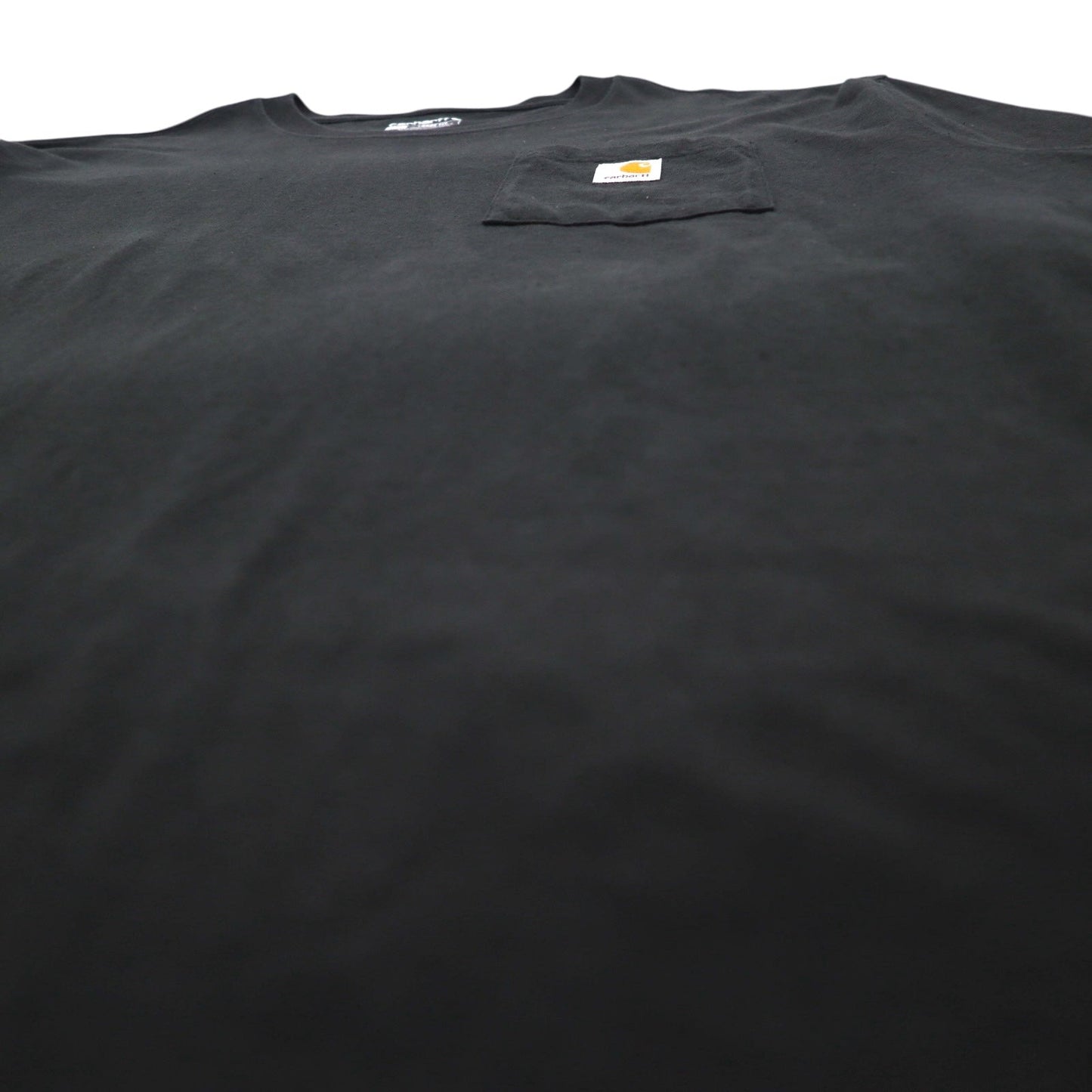 carhartt ルーズフィット ポケット付きロングスリーブ Tシャツ ロンT 2XL LOOSE FIT ブラック K126 グアテマラ製