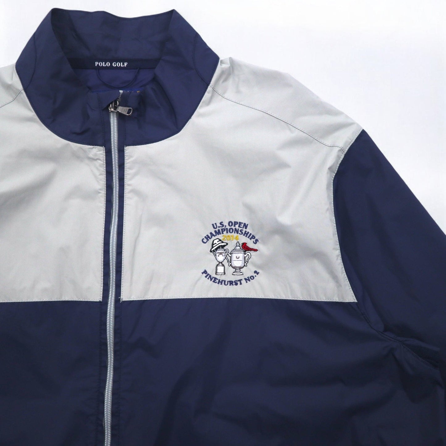 POLO GOLF RALPH LAUREN シェルジャケット ナイロンジャケット L ネイビー 防水 パッカブル U.S.OPEN CHAMPIONSHIPS