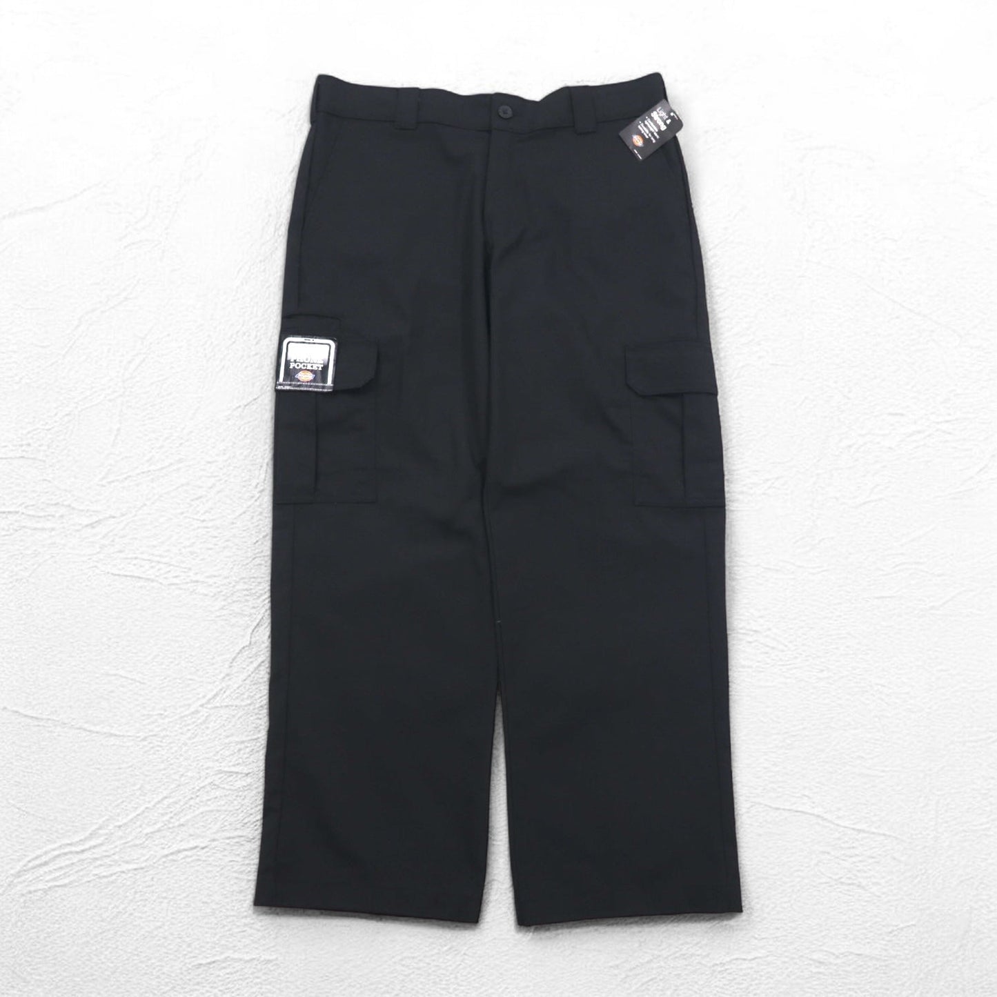 Dickies ワイド カーゴパンツ L ブラック RELAXED STRAIGHT CARGO PANTS WP598BK 未使用品