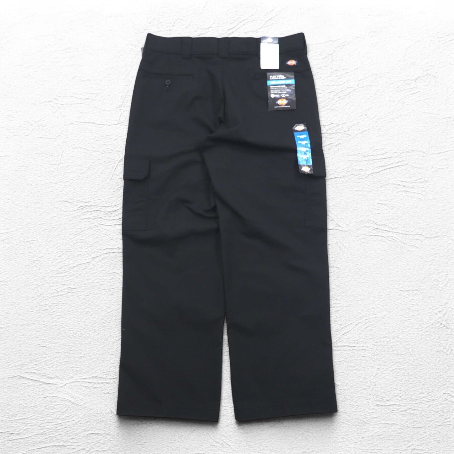 Dickies ワイド カーゴパンツ L ブラック RELAXED STRAIGHT CARGO PANTS WP598BK 未使用品