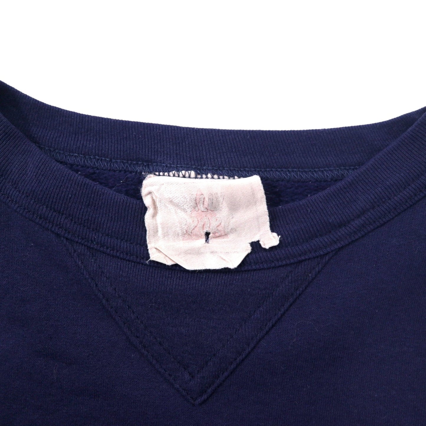 RALLY SPORT ロゴプリント スウェット M ネイビー コットン 両面プリント