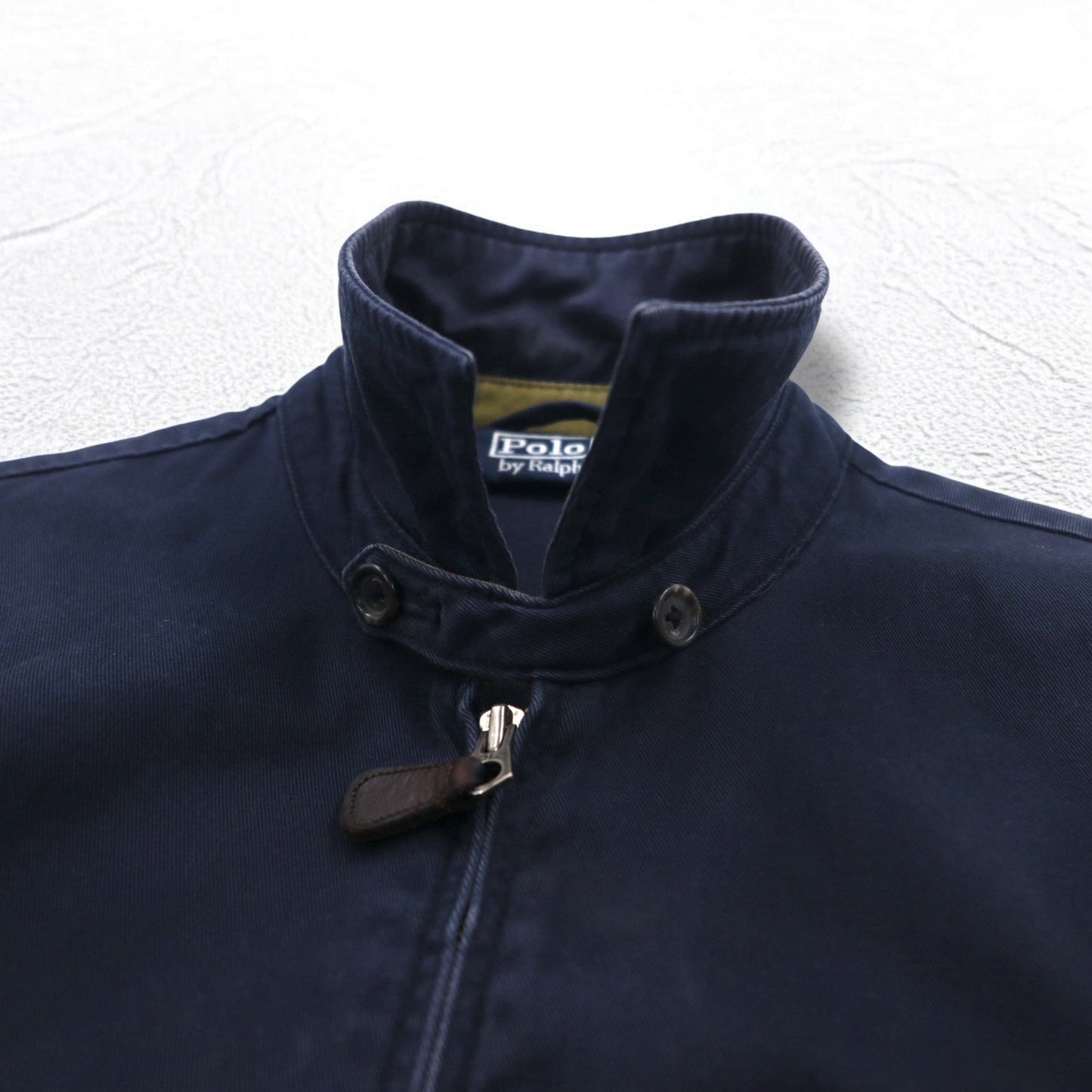 Polo by Ralph Lauren 90年代 スウィングトップ ハリントンジャケット M ネイビー コットン スモールポニー刺繍
