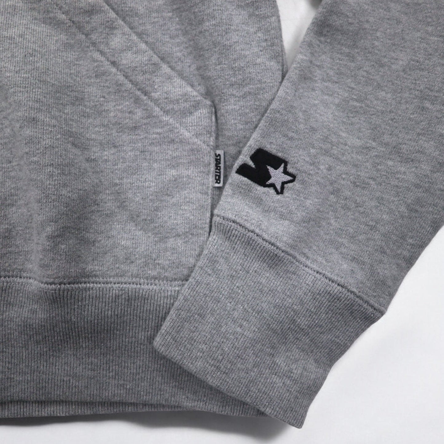 STARTER BLACK LABEL ボックスロゴ プルオーバーパーカー S グレー JAKE PRINT PULL PARKA ST-1602-106