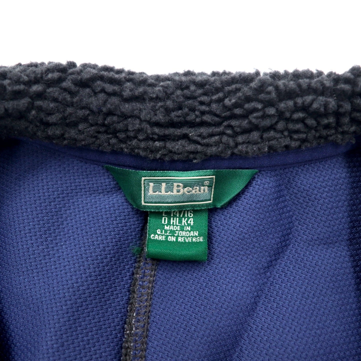 L.L.Bean 90年代 ボアフリースジャケット L グレー ポリエステル 山タグ