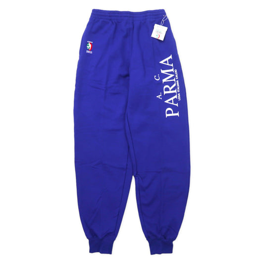 KAPPA 90年代 スウェットパンツ O ブルー ITALIAN FOOTBALL LEAGE コットン F.C. PARMA プリント 日本製 未使用品