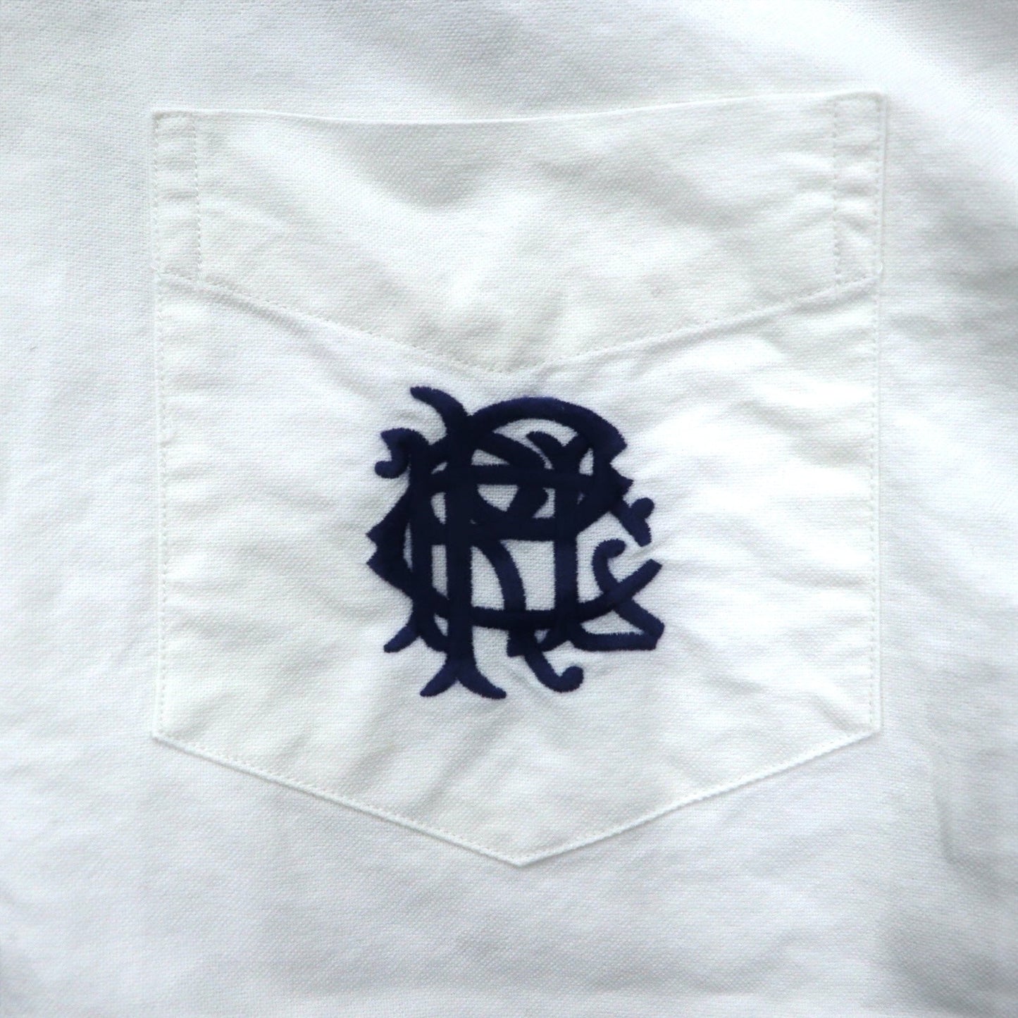 POLO RALPH LAUREN クラシック オックスフォードシャツ M ホワイト コットン 刺繍 胸ポケット