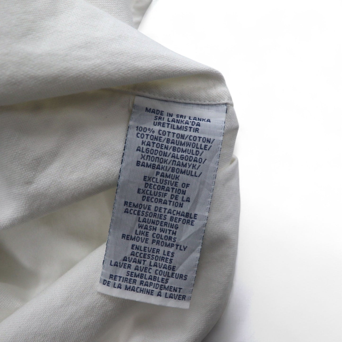 POLO RALPH LAUREN クラシック オックスフォードシャツ M ホワイト コットン 刺繍 胸ポケット