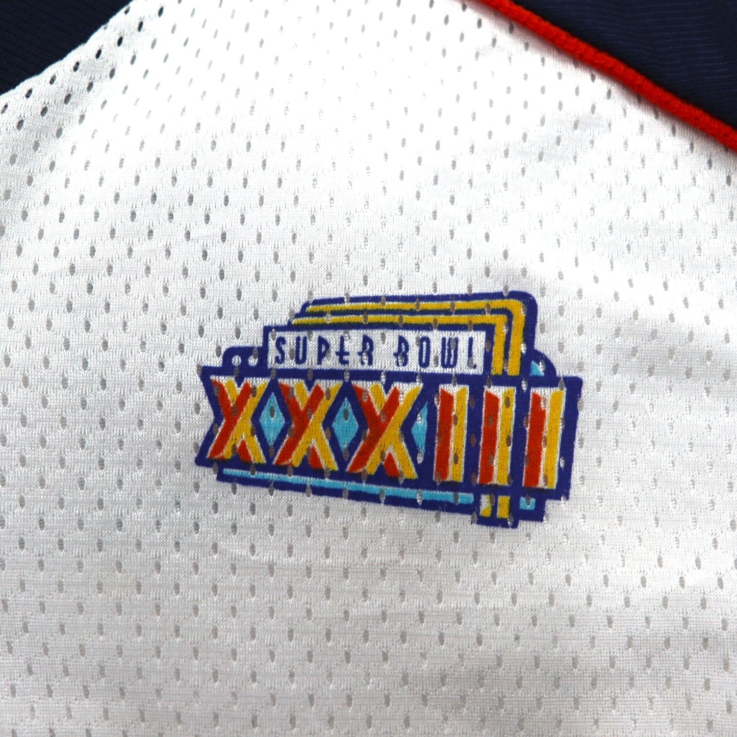 PUMA 90年代 USA製 NFL メッシュ ゲームシャツ Tシャツ 2XL ホワイト BRONCOS ナンバリング