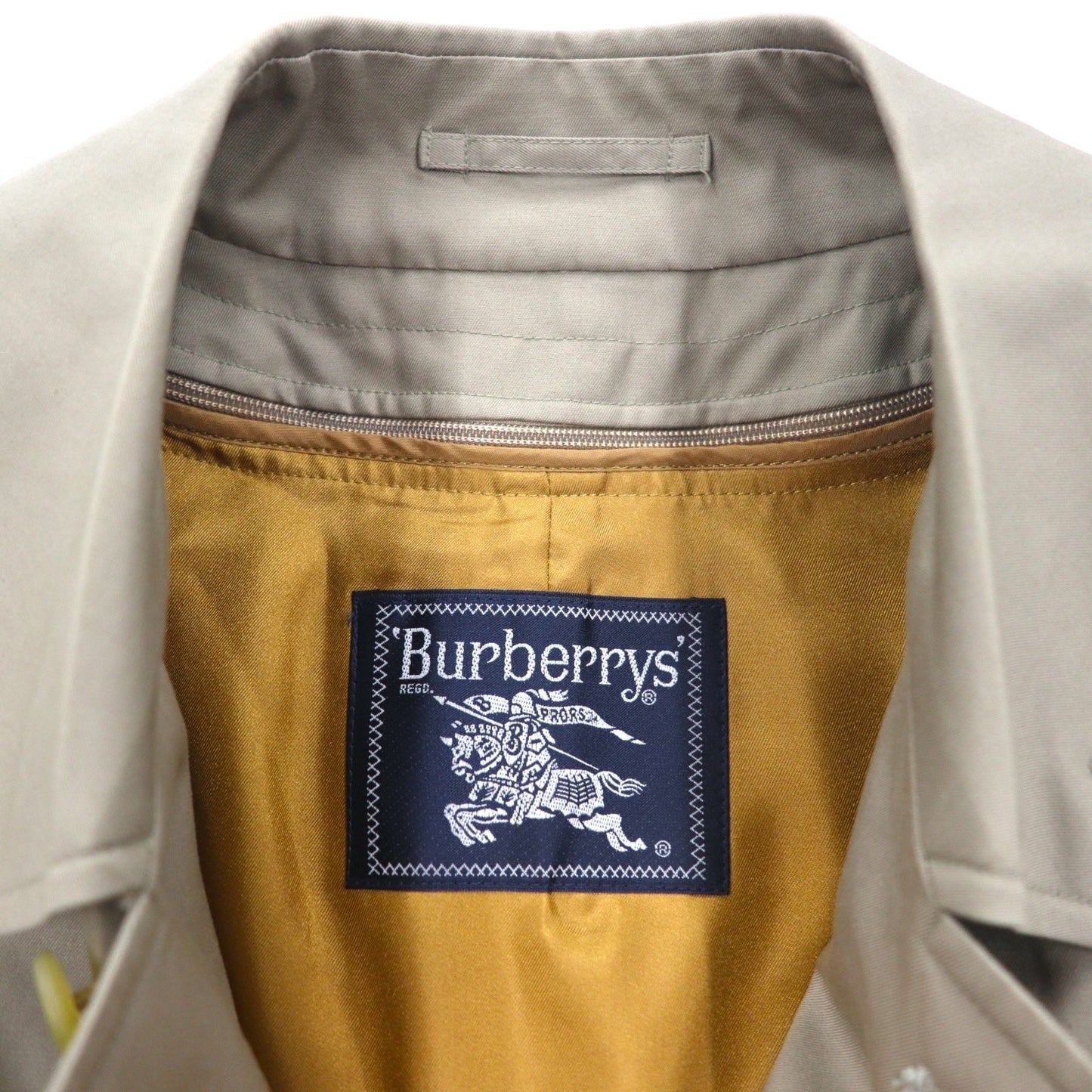 Burberrys 80年代 バルマカンコート ステンカラーコート M ベージュ ノバチェックライナー 着脱式