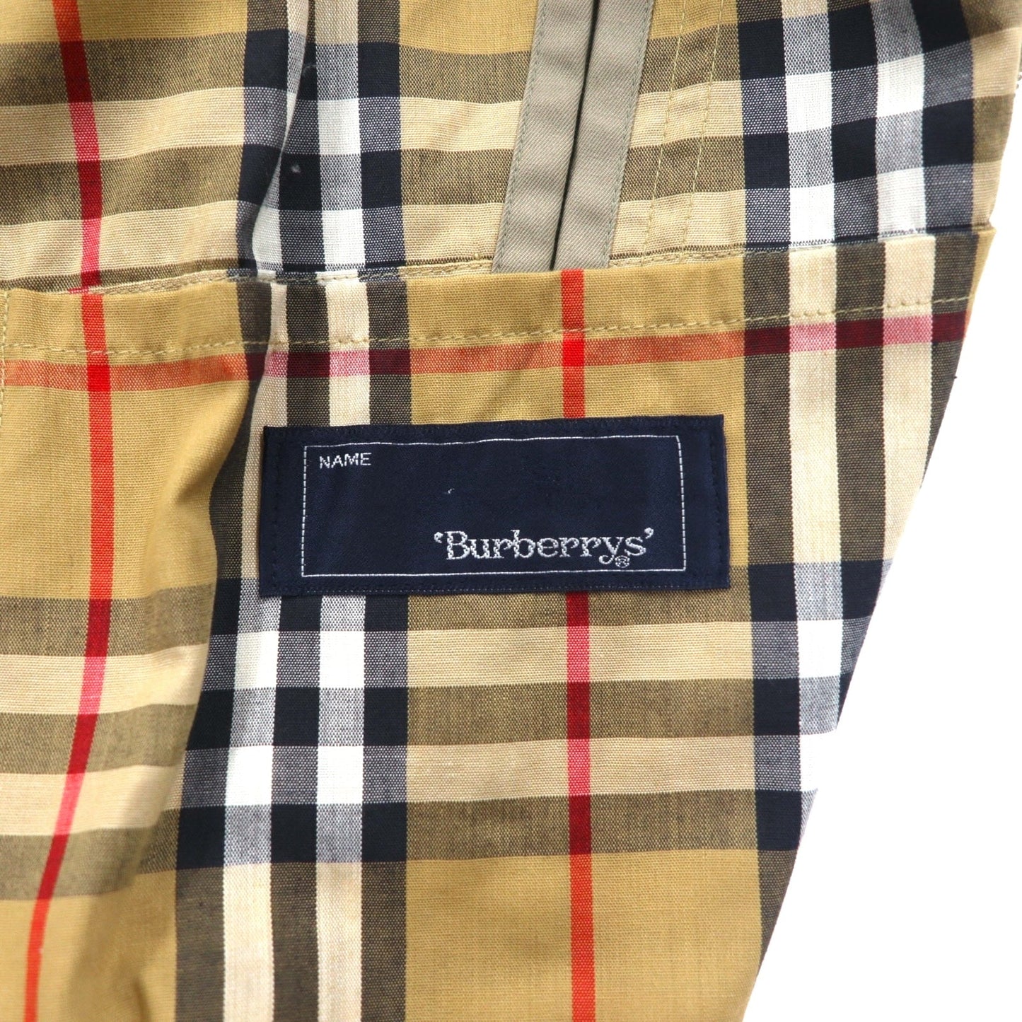 Burberrys 80年代 バルマカンコート ステンカラーコート M ベージュ ノバチェックライナー 着脱式