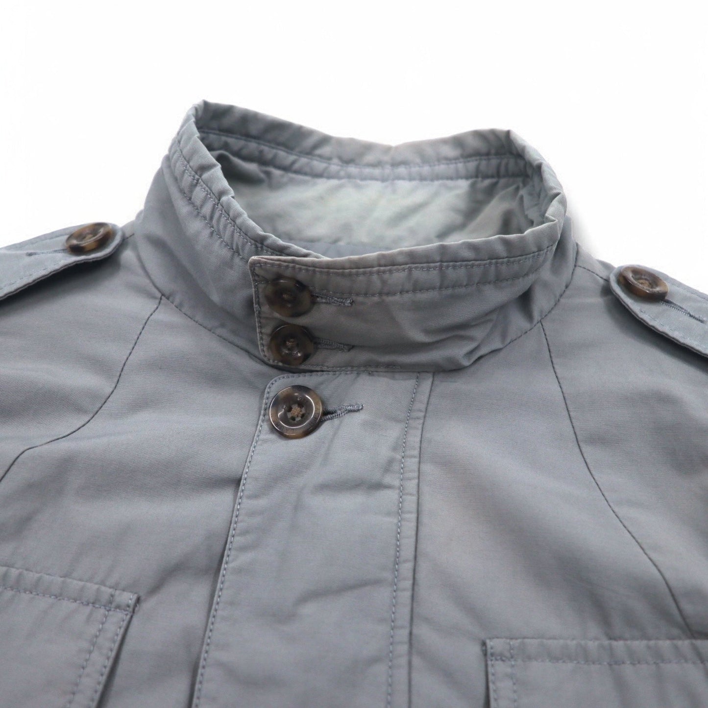 POLO RALPH LAUREN M-65 フィールドジャケット ミリタリージャケット L グレー ロゴワッペン