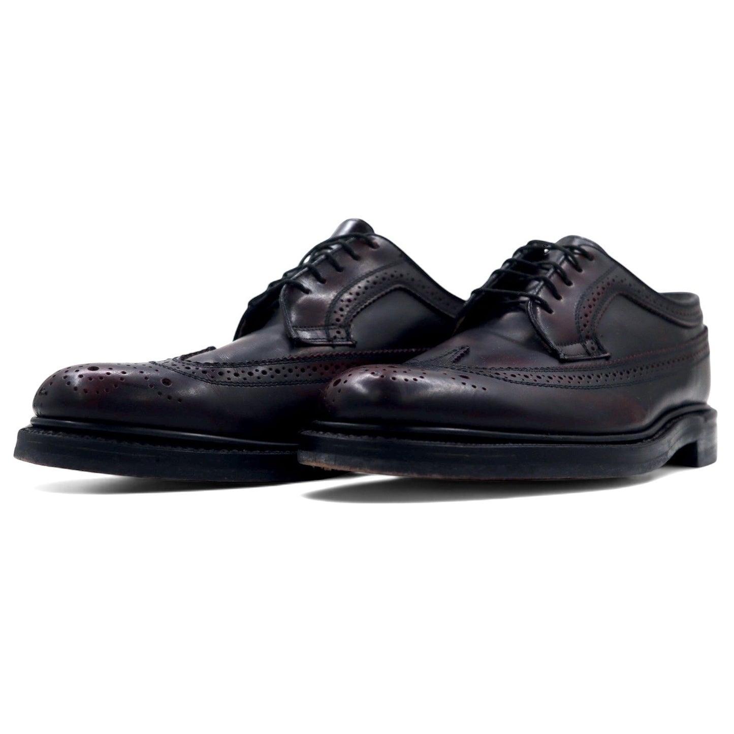 MICHAEL REED ウイングチップ メダリオン ドレスシューズ 25cm ボルドー レザー 141080 05250 メキシコ製