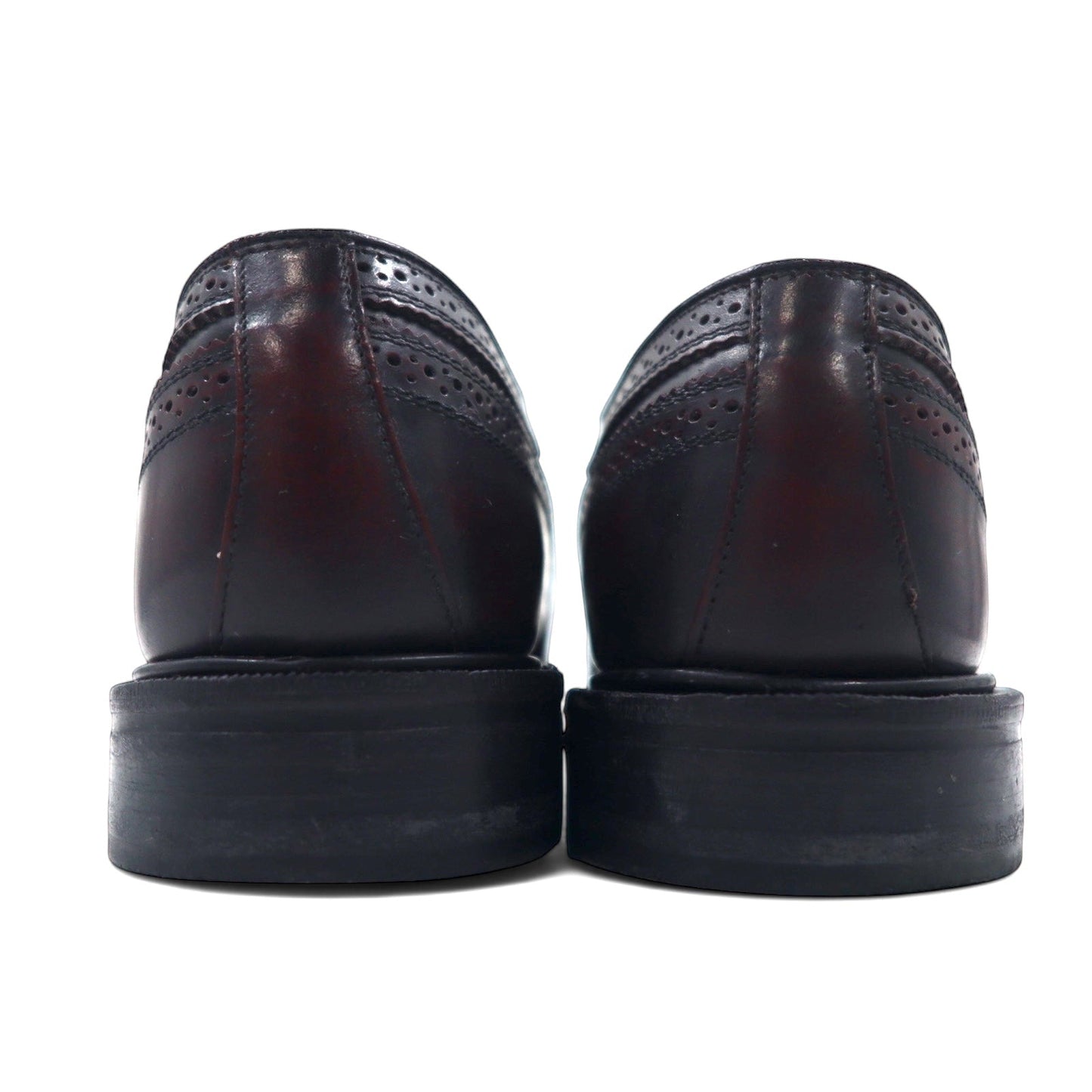 MICHAEL REED ウイングチップ メダリオン ドレスシューズ 25cm ボルドー レザー 141080 05250 メキシコ製