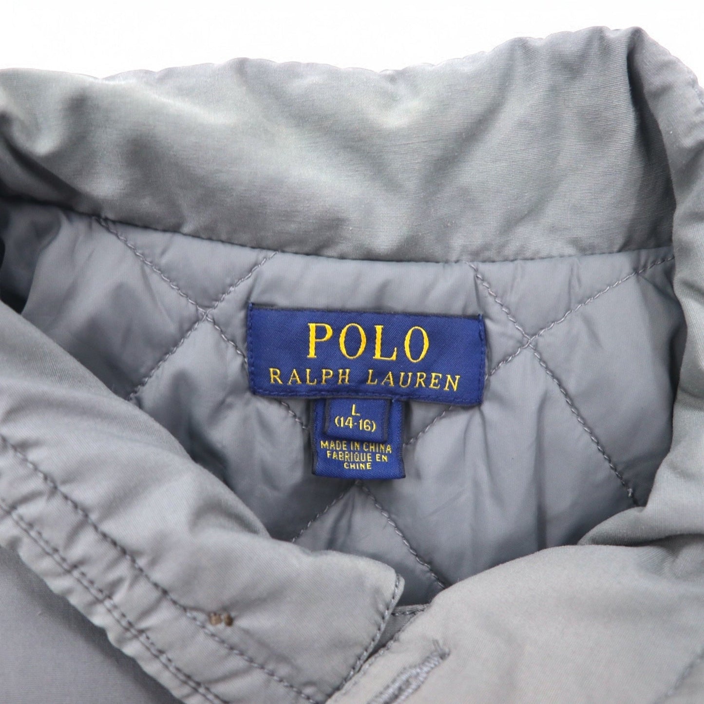 POLO RALPH LAUREN M-65 フィールドジャケット ミリタリージャケット L グレー ロゴワッペン