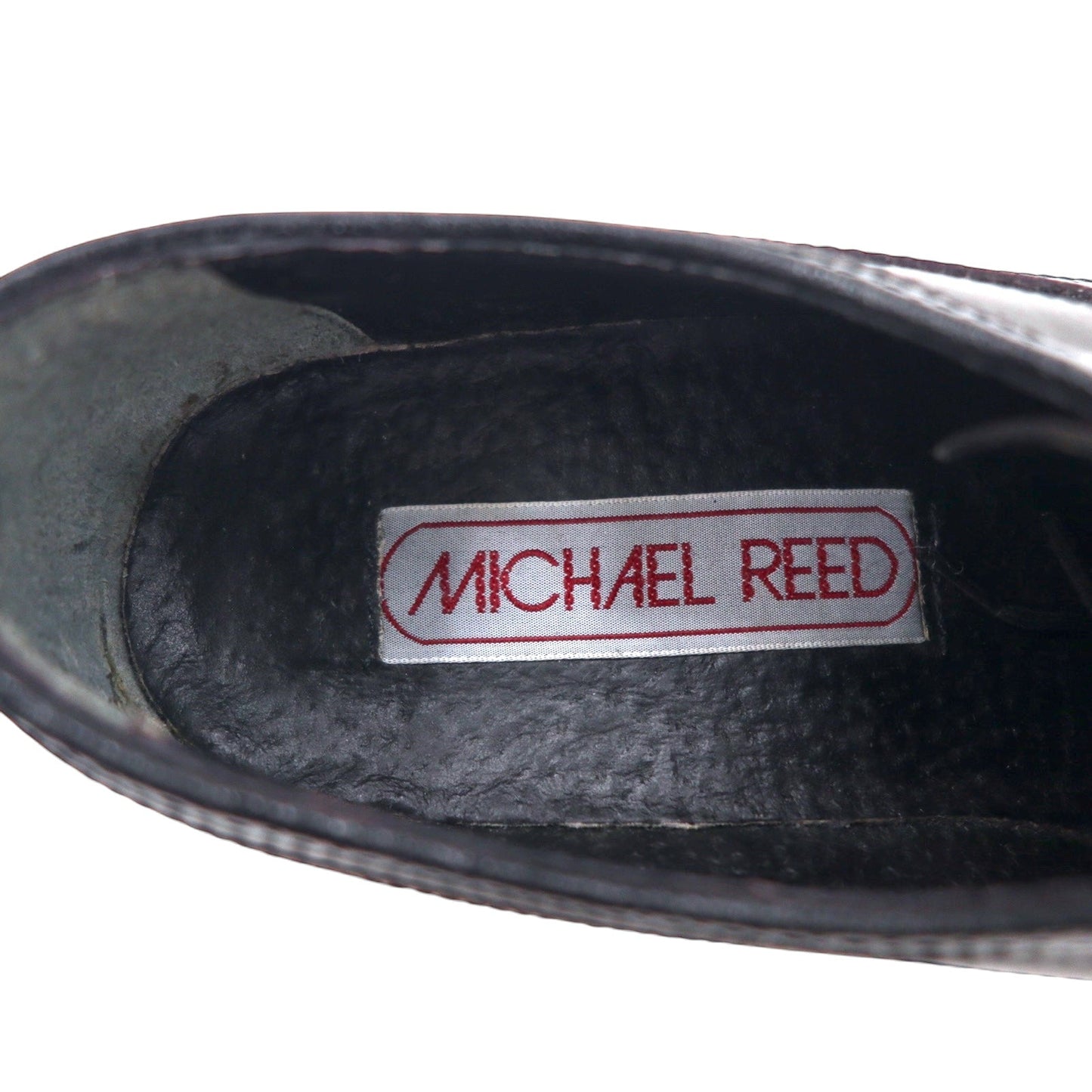 MICHAEL REED ウイングチップ メダリオン ドレスシューズ 25cm ボルドー レザー 141080 05250 メキシコ製