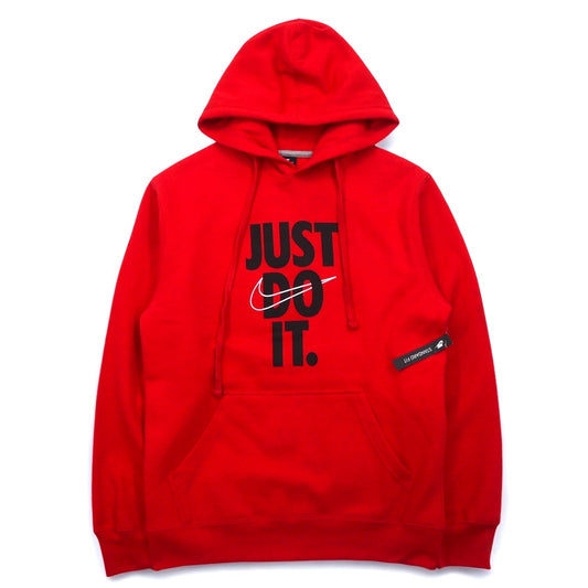 NIKE プルオーバーパーカー S レッド  Just Do It Hoodie 928717-657 パキスタン製 未使用品