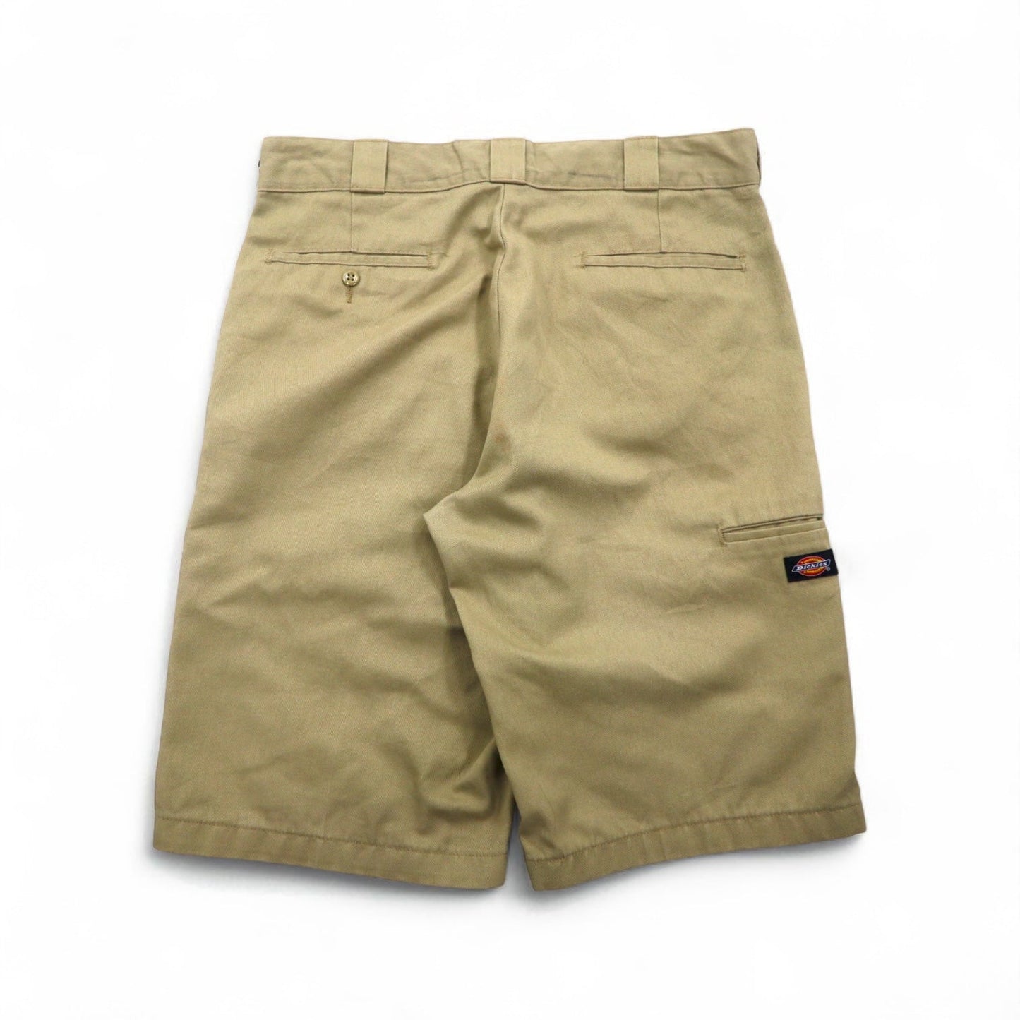 Dickies リラックスフィット RELAXED FIT T/Cツイル ショート ワークパンツ ハーフパンツ L ベージュ WR640 メキシコ製