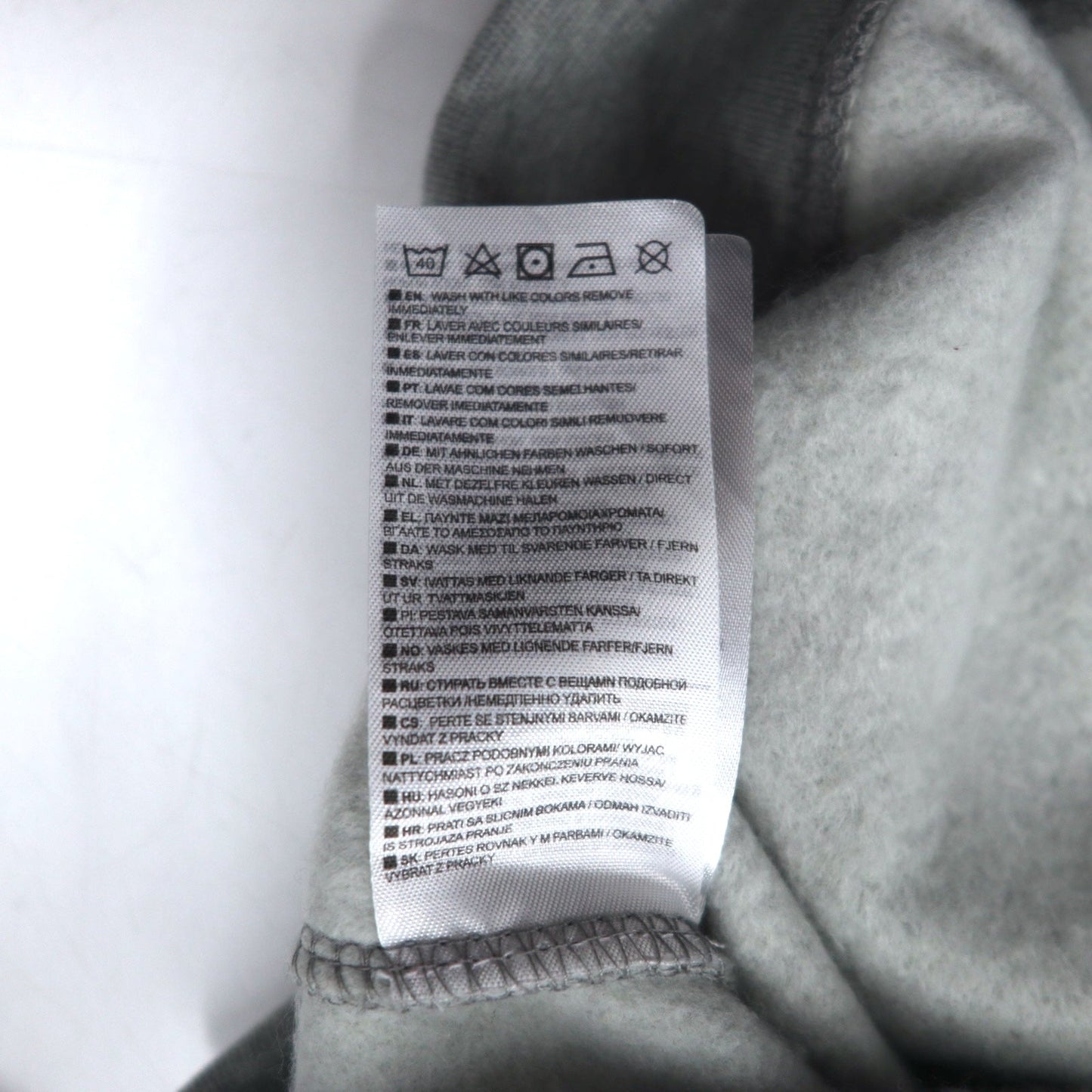 NIKE プルオーバーパーカー M グレー JUST DO IT HOODIE 928717-063 パキスタン製 未使用品