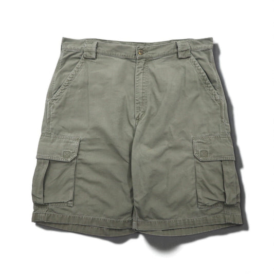 Carhartt 00年代 ダック地 ショート カーゴパンツ ハーフパンツ XL カーキ コットン B164