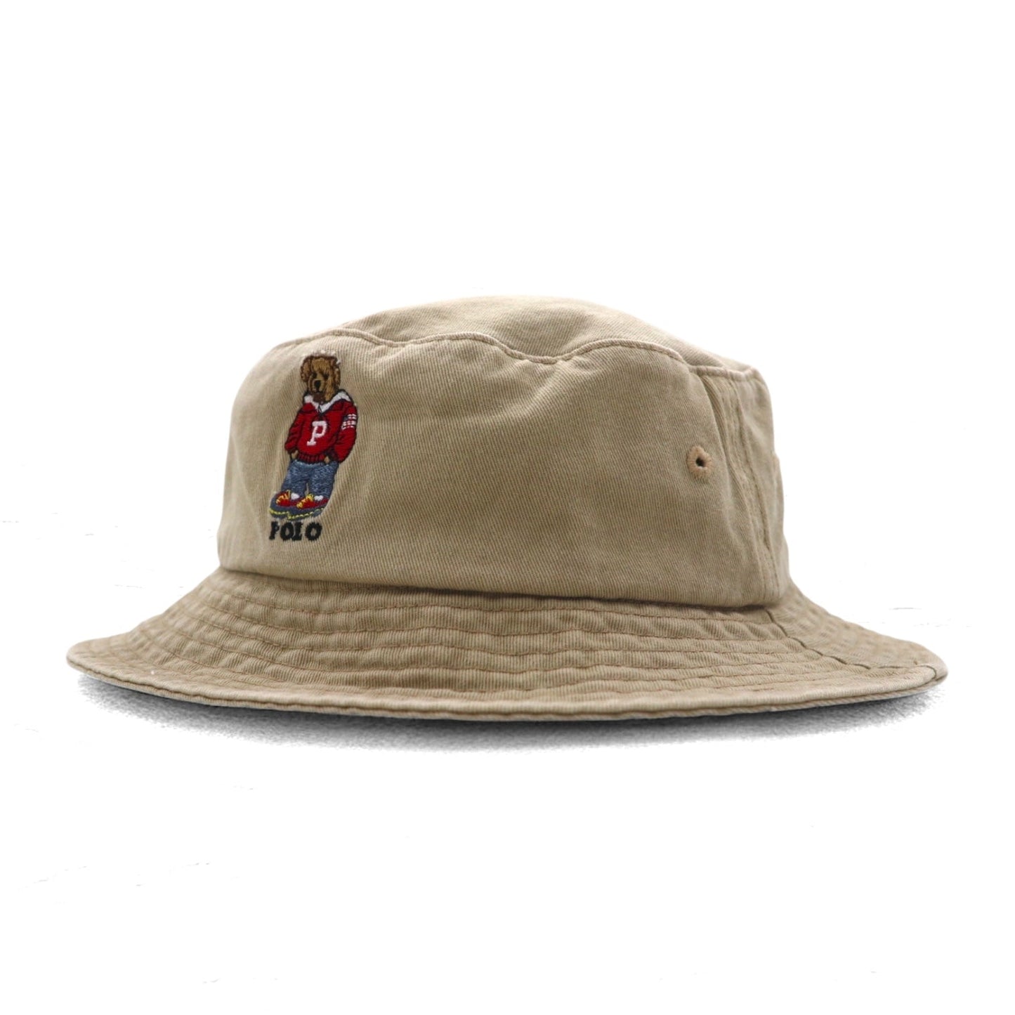 POLO RALPH LAUREN ポロベア バケットハット 59cm ベージュ コットン