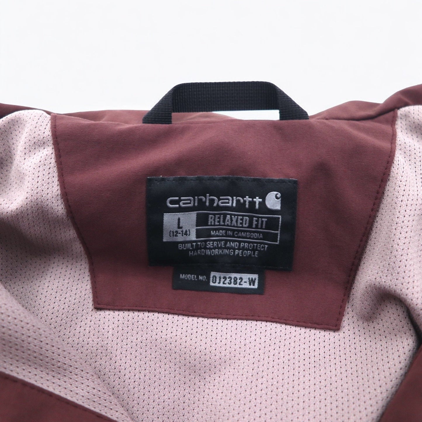 Carhartt ストームディフェンダー STORM DEFENDER JACKET マウンテンパーカー L ボルドー 防水 RELAXED FIT HEAVYWEIGHT 102382