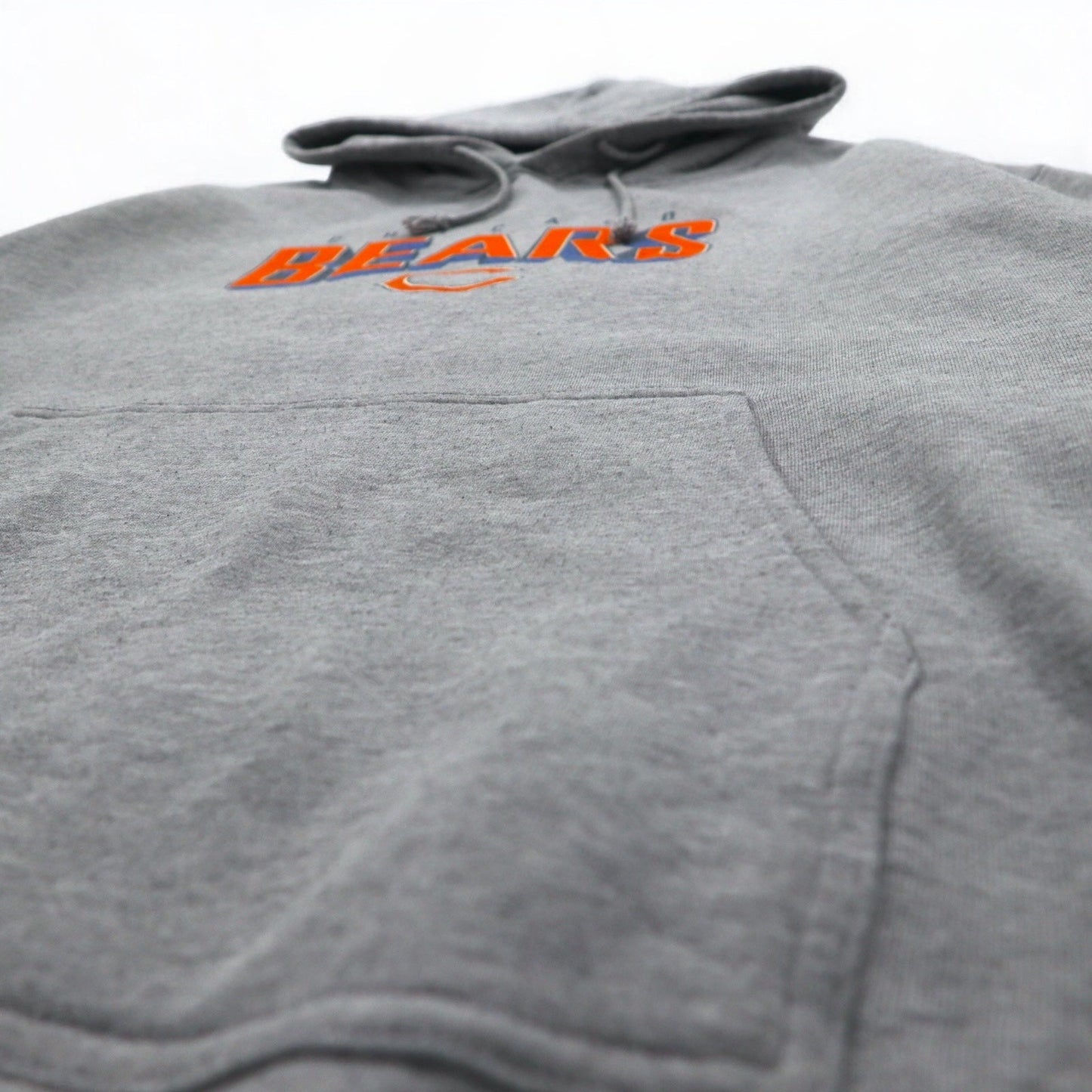 Reebok プルオーバー パーカー L グレー コットン NFL CHICAGO BEARS