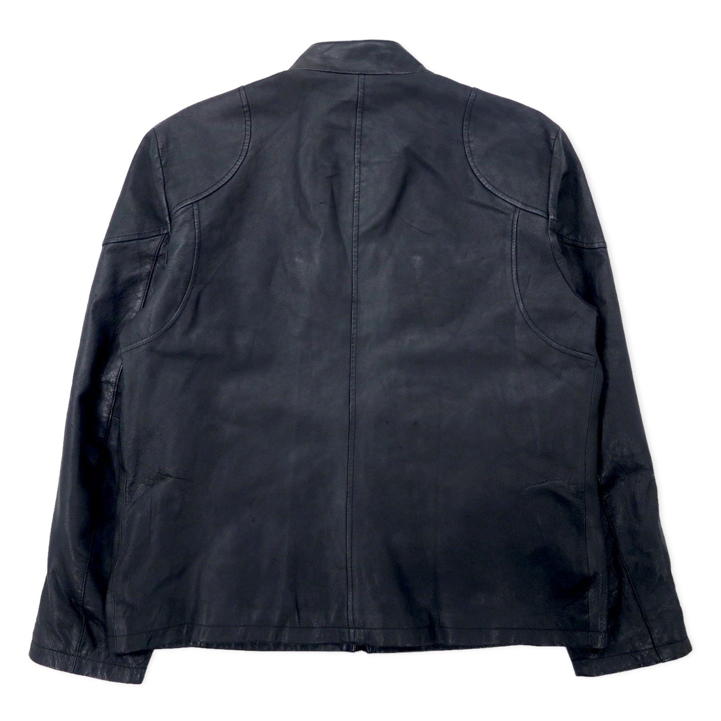 INC INTERNATIONAL CONCEPTS シングル ライダースジャケット レザージャケット XL ブラック