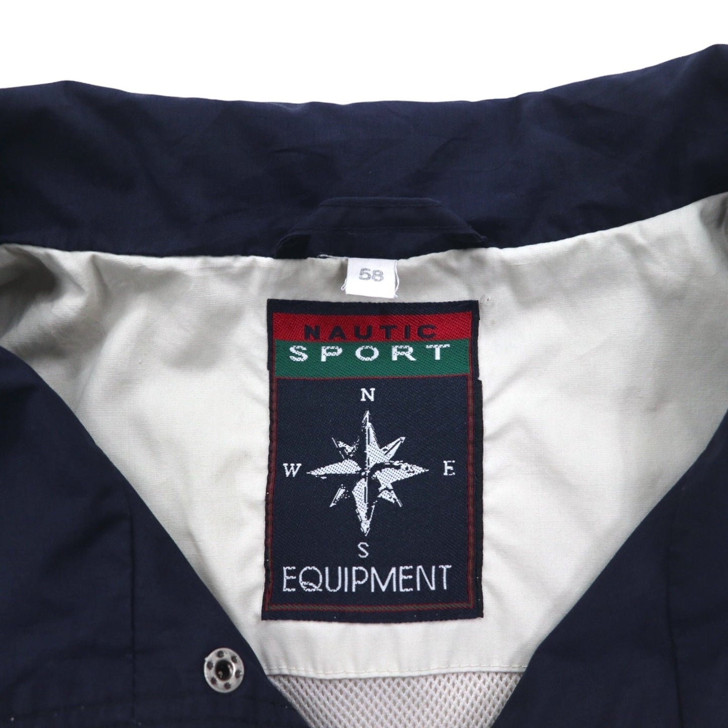 NAUTICA SPORT 90年代 65/35クロス セーリングジャケット XXL ベージュ EQUIPMENT