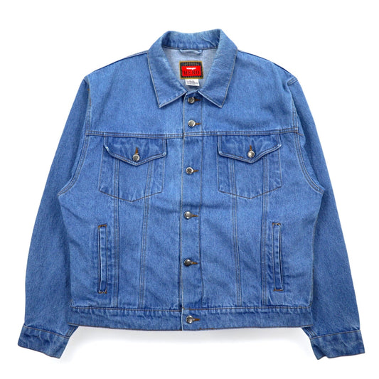 Wrangler HERO 90年代 デニムジャケット Gジャン L インディゴ ブルー コットン