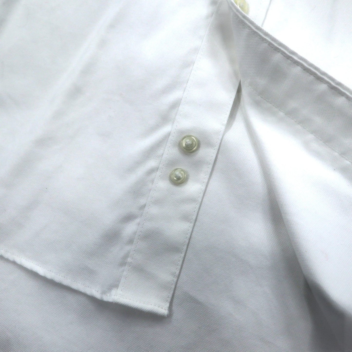 CHAPS オックスフォード ボタンダウンシャツ L ホワイト NON IRON PURE COTTON