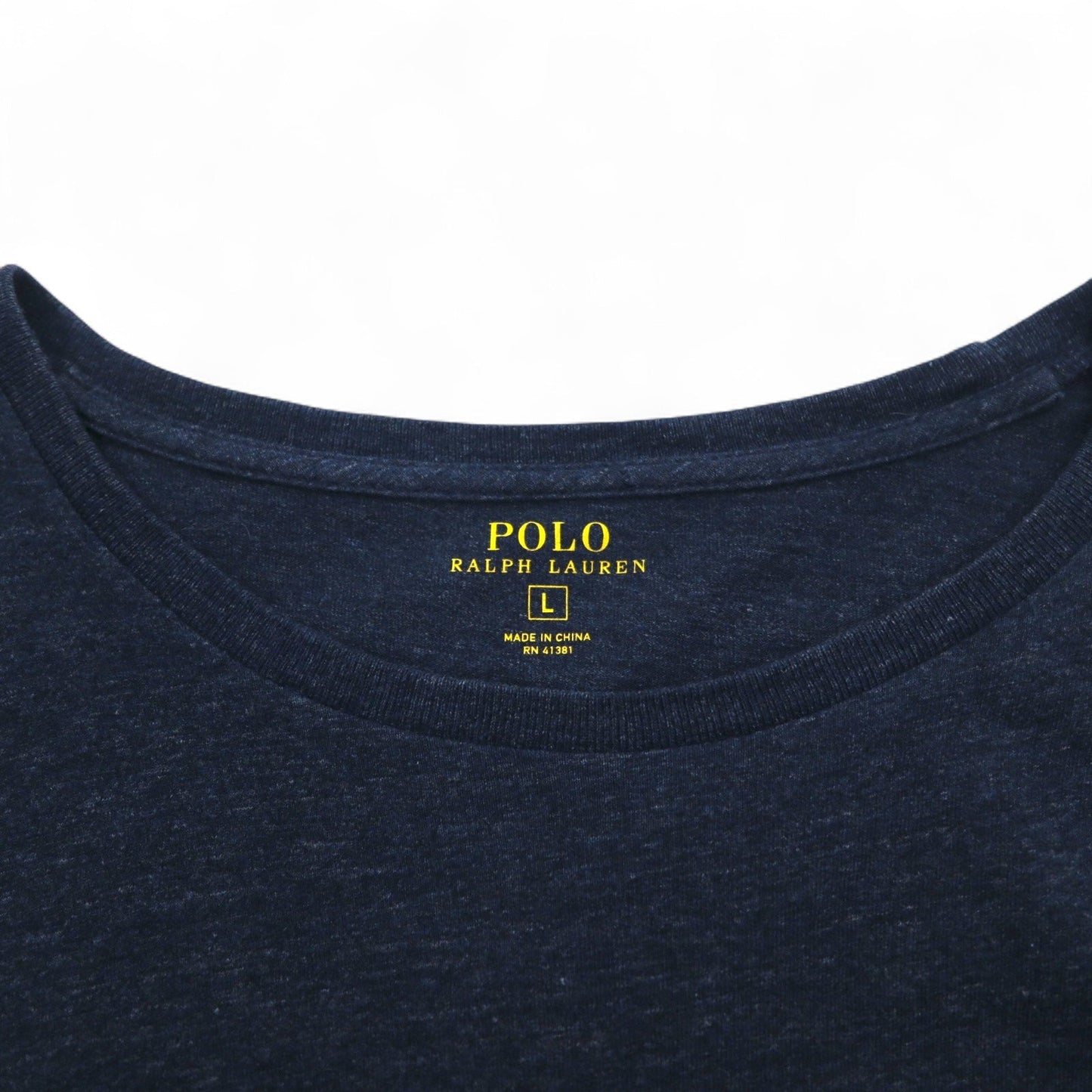 POLO RALPH LAUREN ロングスリーブ Tシャツ ロンT L ネイビー スモールポニー刺繍