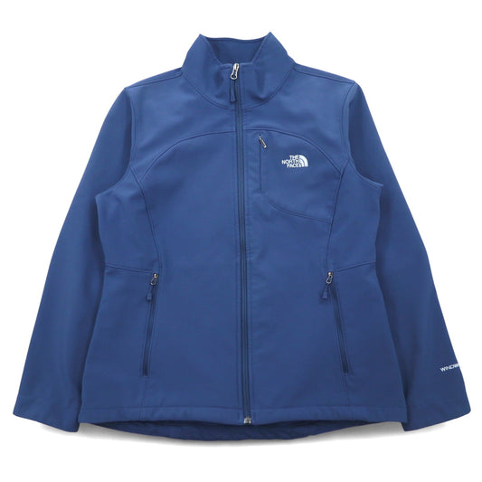 THE NORTH FACE ウィンドウォール WINDWALL ソフトシェルジャケット L ネイビー フリースライナー US規格