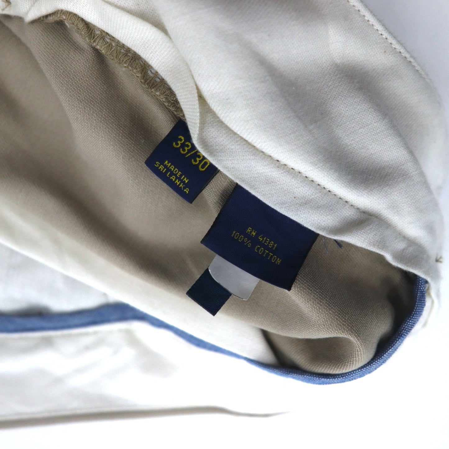POLO RALPH LAUREN ポロチノ チノパンツ M ベージュ CLASSIC FIT スリランカ製