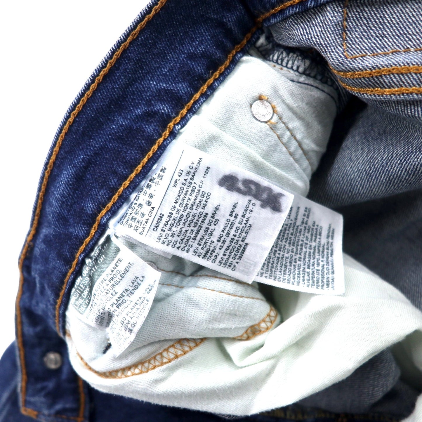 Levi's 511 ストレッチ スリム デニムパンツ 32 ブルー コットン 511-3916