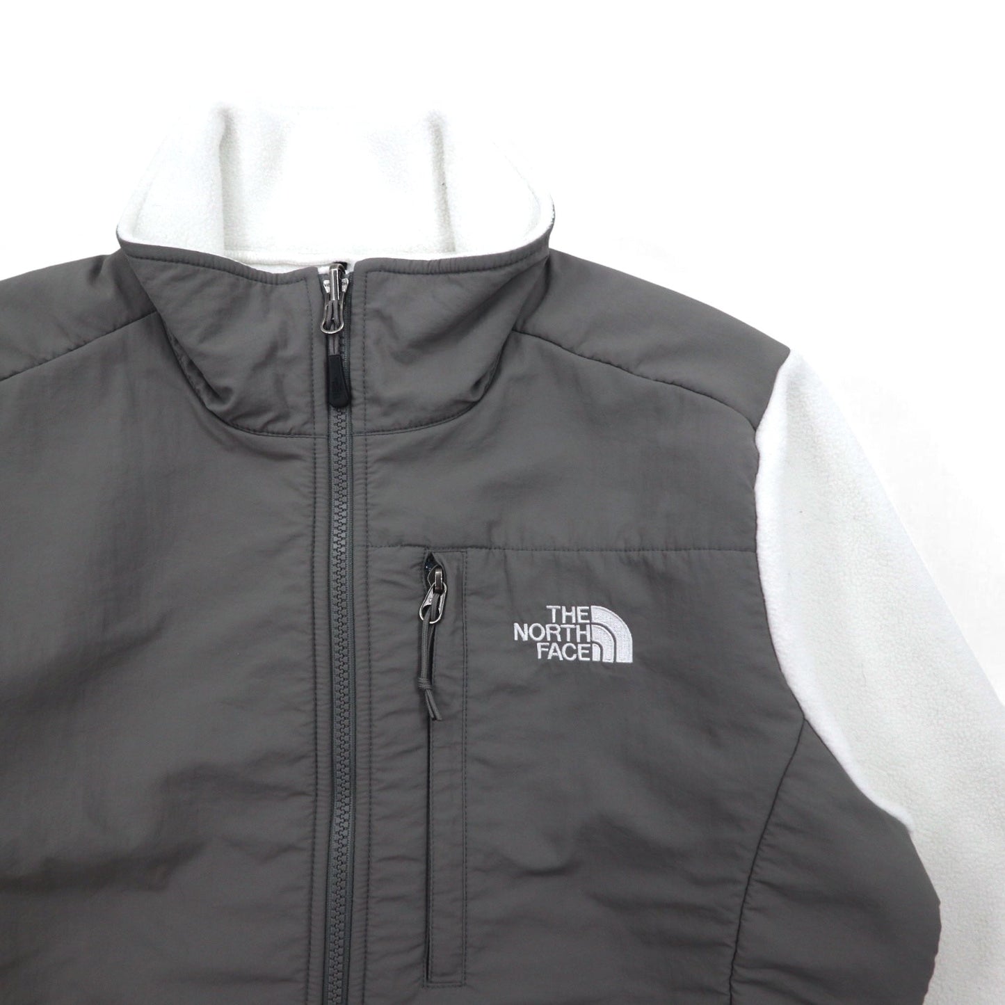 THE NORTH FACE デナリジャケット POLARTEC ポーラテック フリージャケット M ホワイトグレー US規格