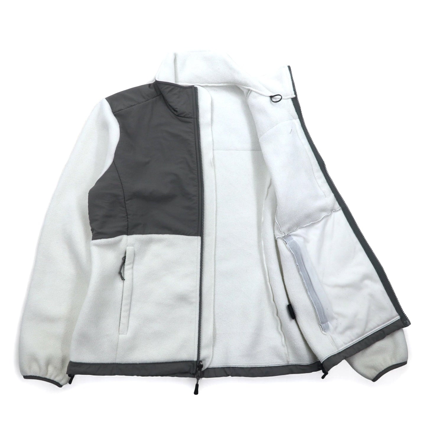 THE NORTH FACE デナリジャケット POLARTEC ポーラテック フリージャケット M ホワイトグレー US規格