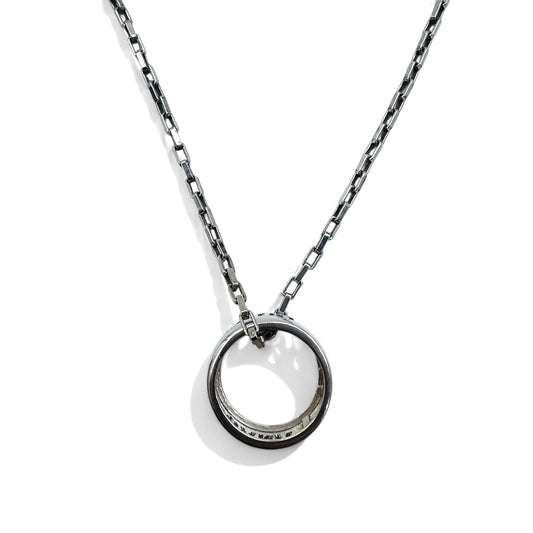 DOLCE & GABBANA チェーン ネックレス リング トップ 指輪 シルバー SILVER 925