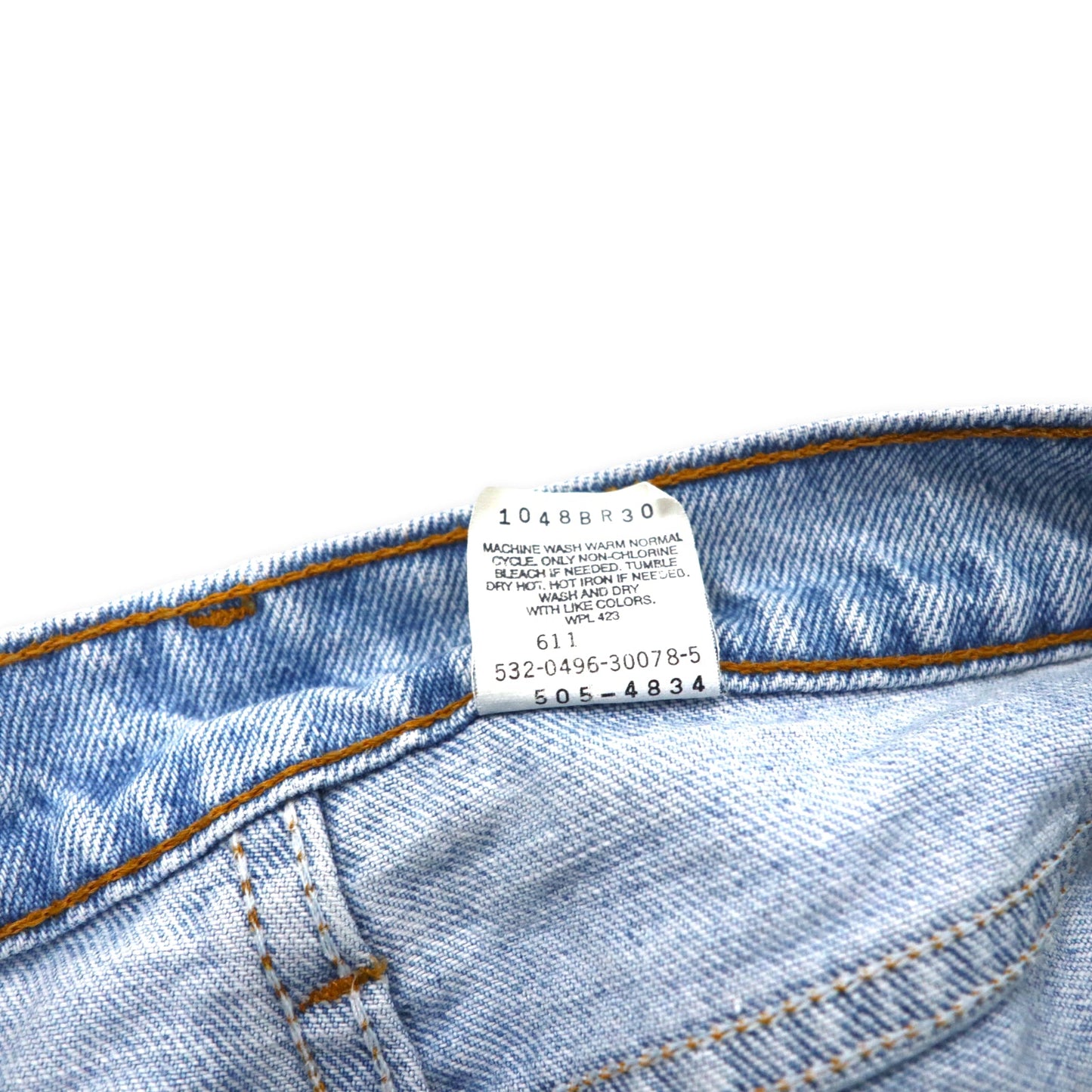 Levi's USA製 90年代 505 テーパード デニムパンツ 36 ブルー アイスウォッシュ 505-4834 REGULAR FIT STRAIGHT LEG