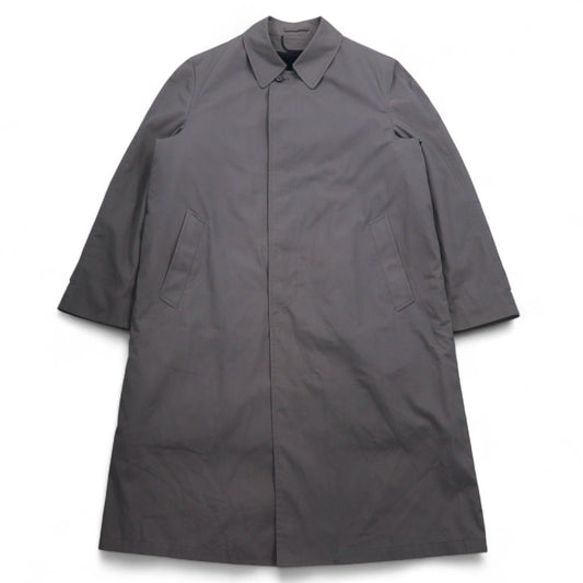 LONDON FOG 80年代 USA製 ステンカラーコート XL グレー  ボアライナー 着脱式 IDEALジップ by WAMSUTTA