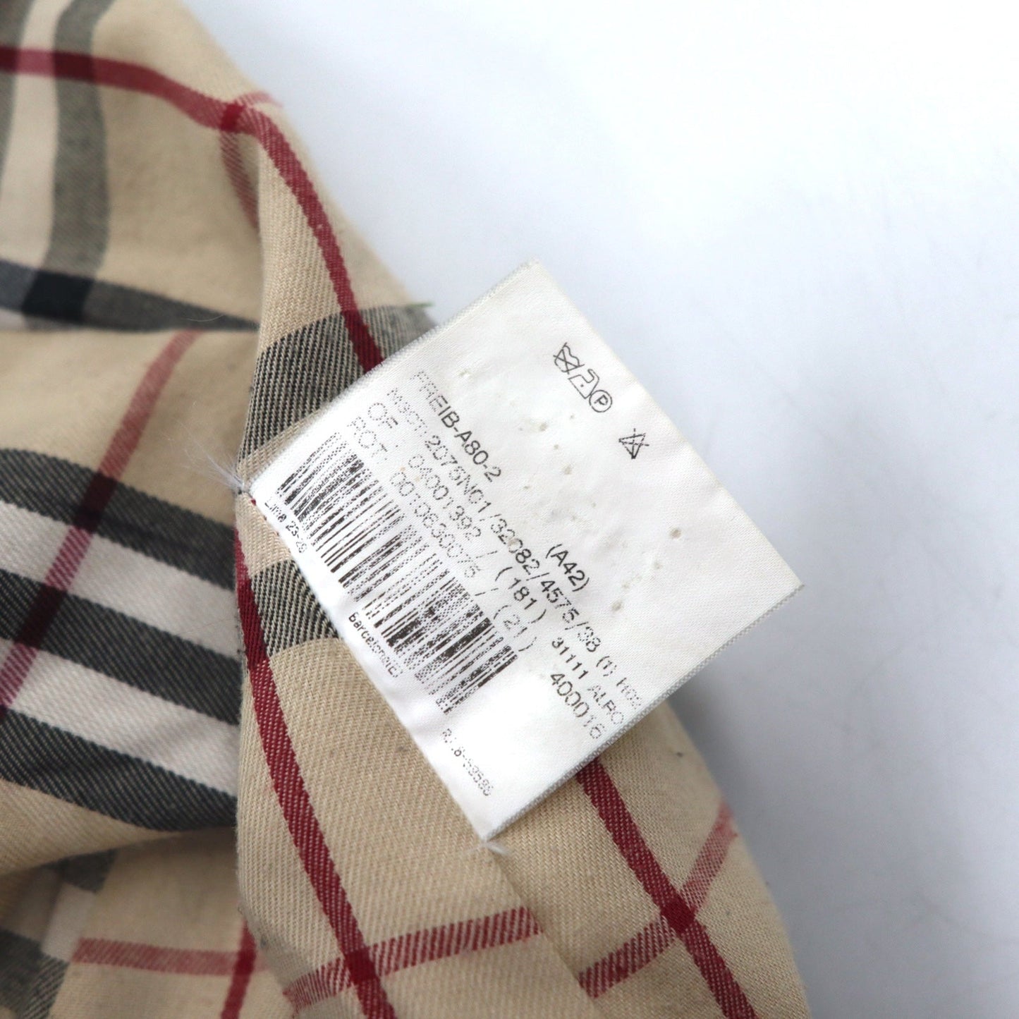 BURBERRY キルティングジャケット XL レッド ポリエステル 裏地ノバチェック