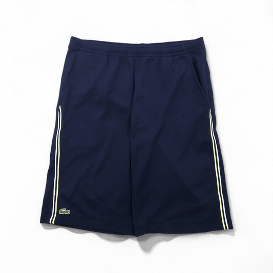LACOSTE SPORT 90年代 サイドライン イージー ショートパンツ ハーフパンツ ジャージ L ネイビー H1891