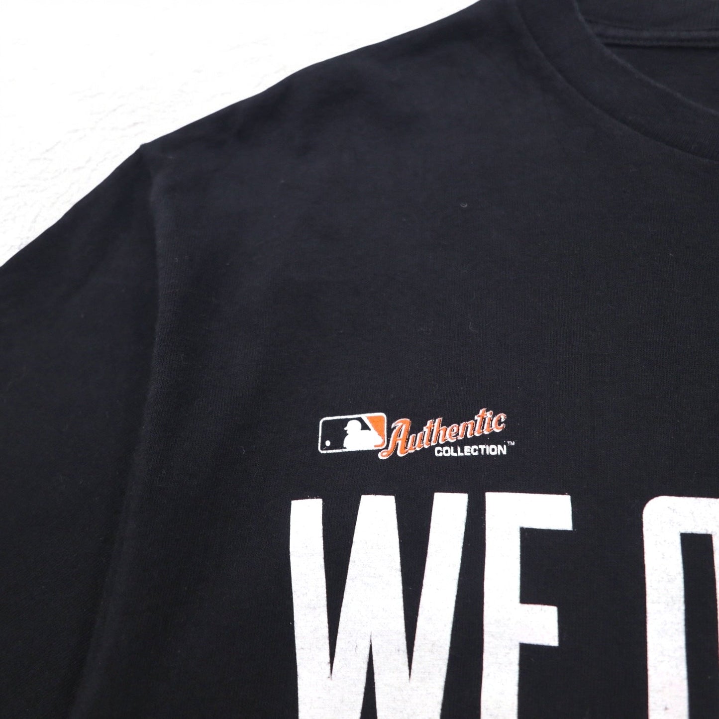 majestic ベースボール プリント Tシャツ L ブラック MLB San Francisco Giants ニカラグア製