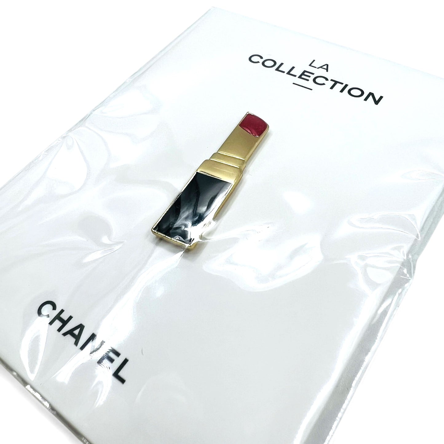 chanel リップ ピンズ ピンバッジ ゴールド ノベルティ LA COLLECTION