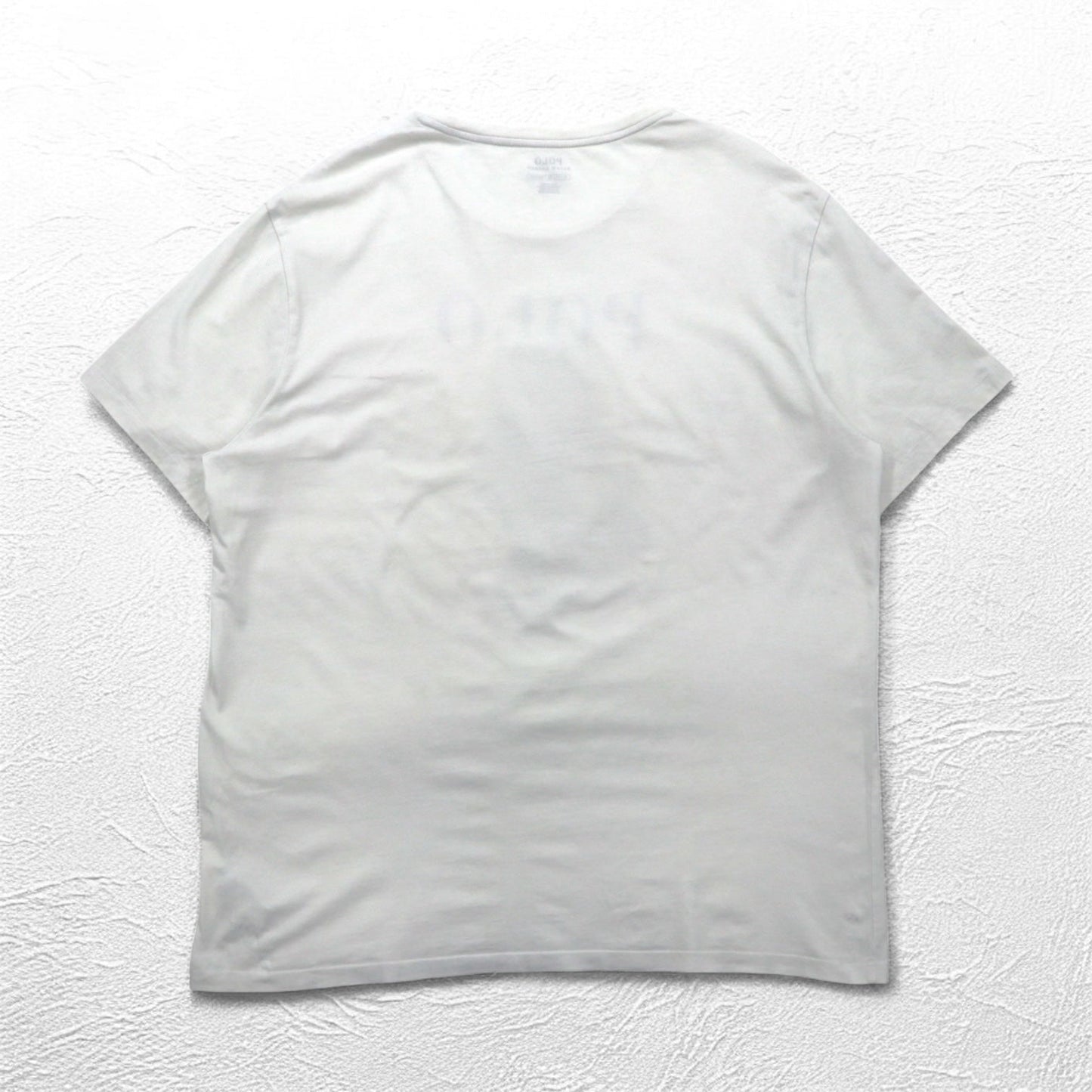 POLO RALPH LAUREN ポロベア Tシャツ XL ホワイト コットン ペルー製