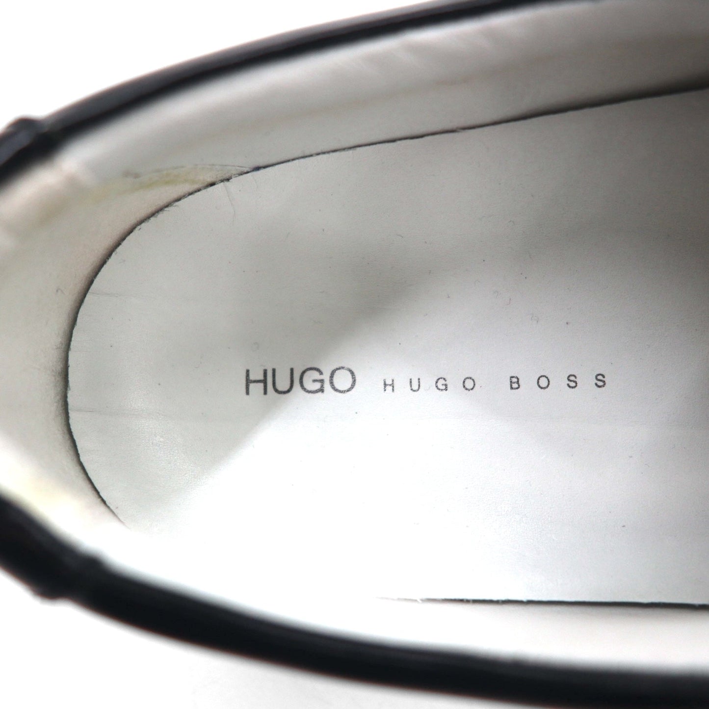 HUGO BOSS レザー ローカット スニーカー 27cm ブラック 50260610