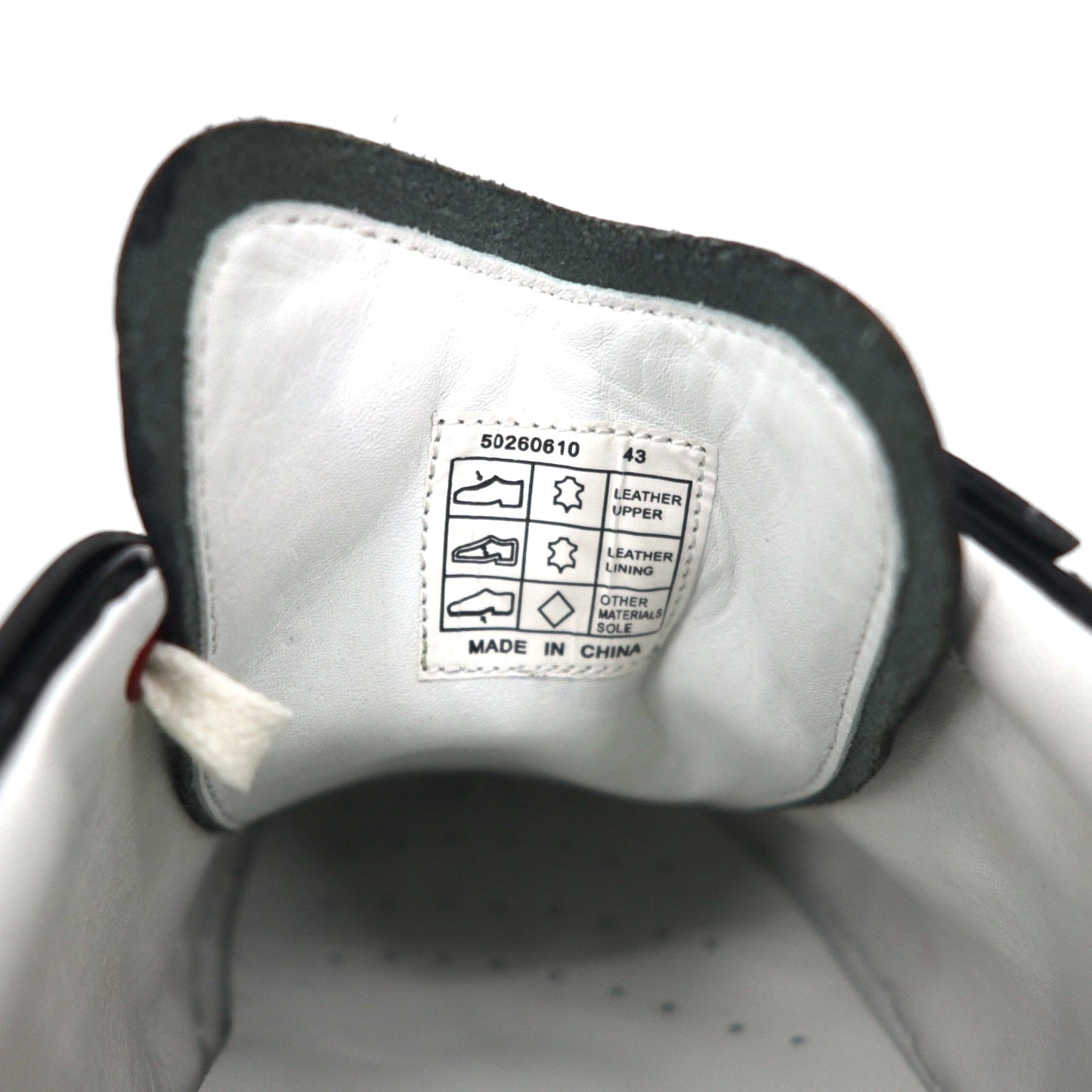 HUGO BOSS レザー ローカット スニーカー 27cm ブラック 50260610