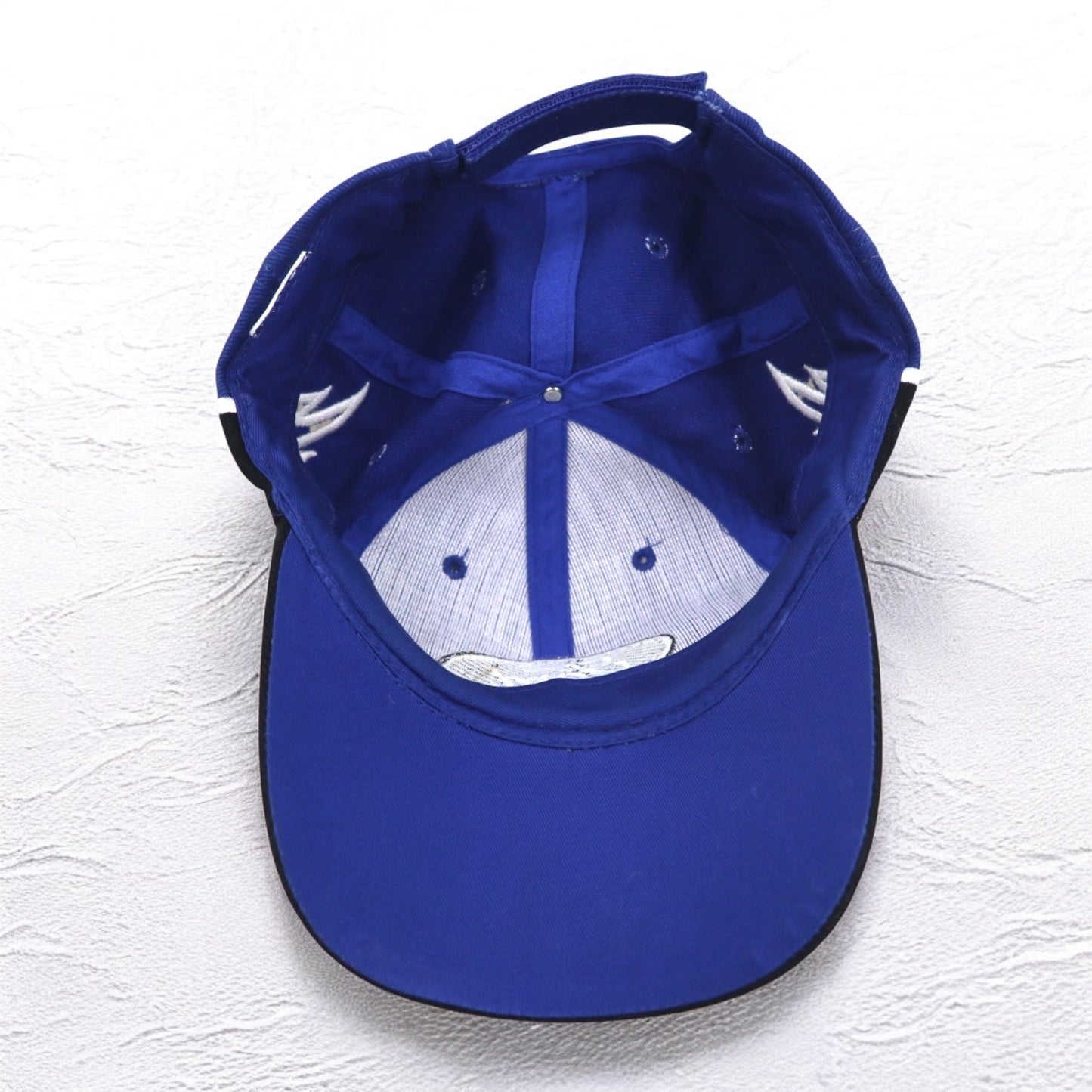 Ford 90年代 ファイヤーパターン 6パネルキャップ FREE ベルト ブルー ブラック レーシング