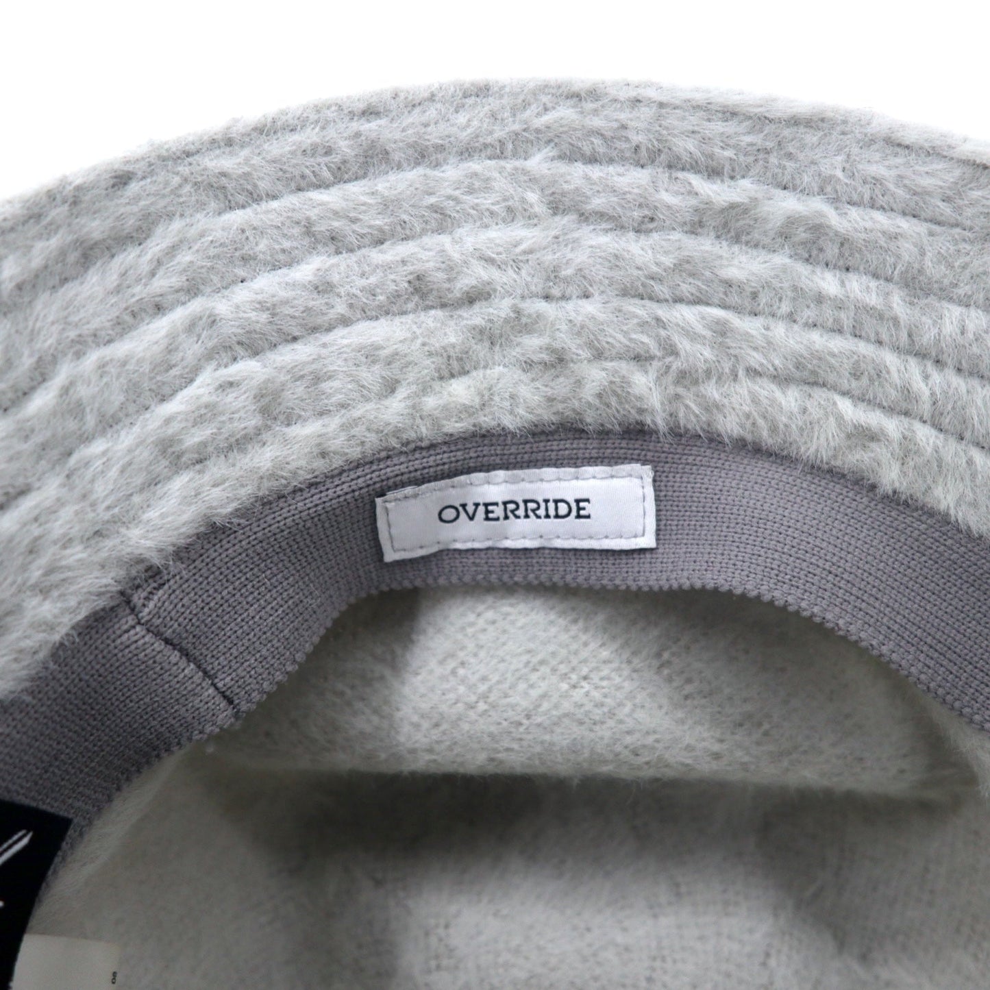 KANGOL × OVERRIDE バケットハット L グレー アクリル SYNTHETIC FURGORA CASUAL K3483PJ