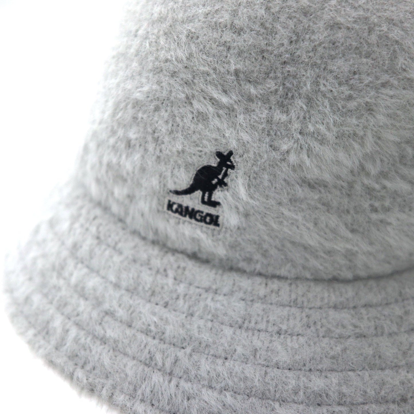 KANGOL × OVERRIDE バケットハット L グレー アクリル SYNTHETIC FURGORA CASUAL K3483PJ