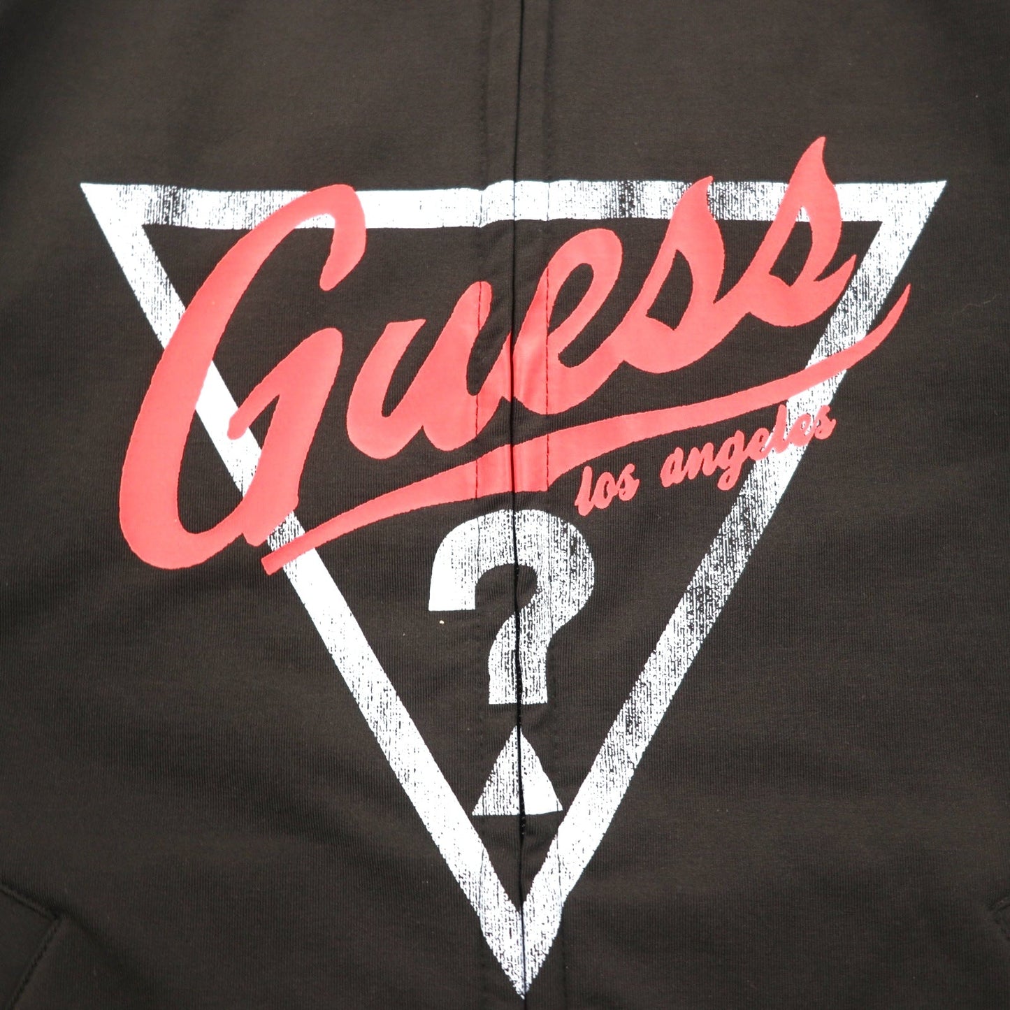 GUESS ORIGINALS トラックジャケット ジャージ M ブラック サイドライン ロゴプリント